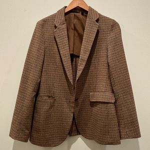 UNIQLO Brown Tweed Blazer (Smart Casual)